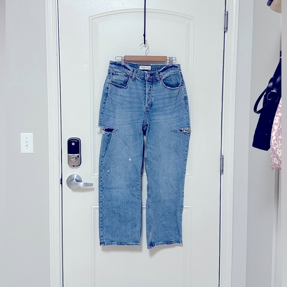 Abercrombie Curve Love 90’s Low Rise Baggy Jeans